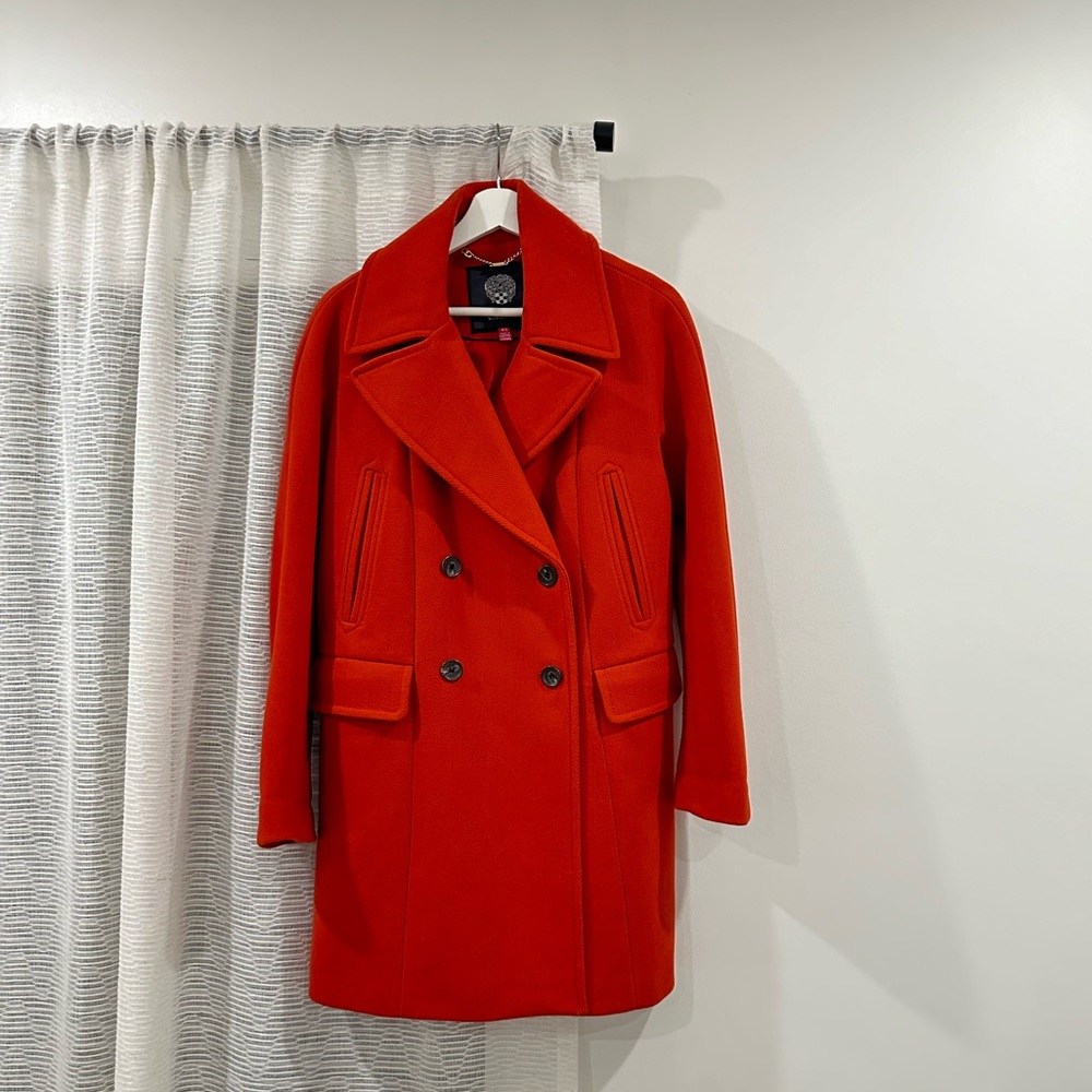 Red women oversized coat. S/p size.